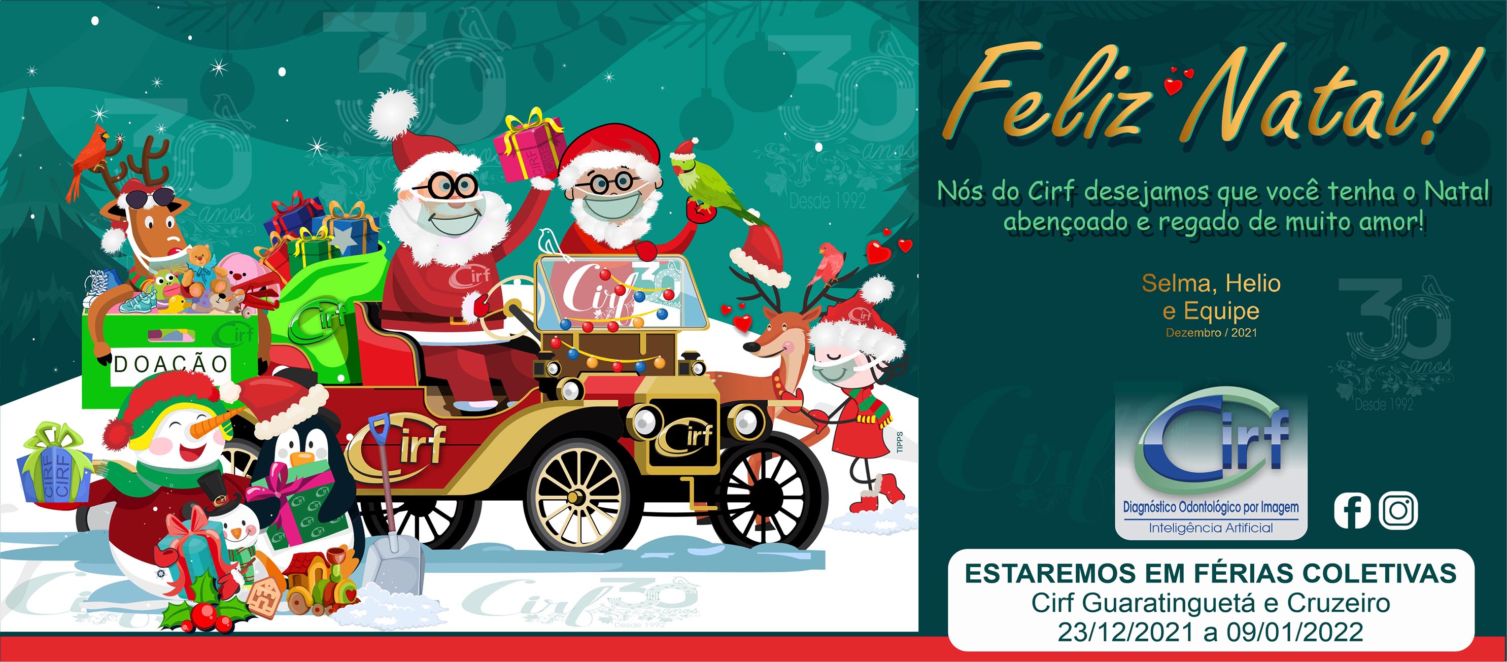 Cartão de Natal Cirf-2021