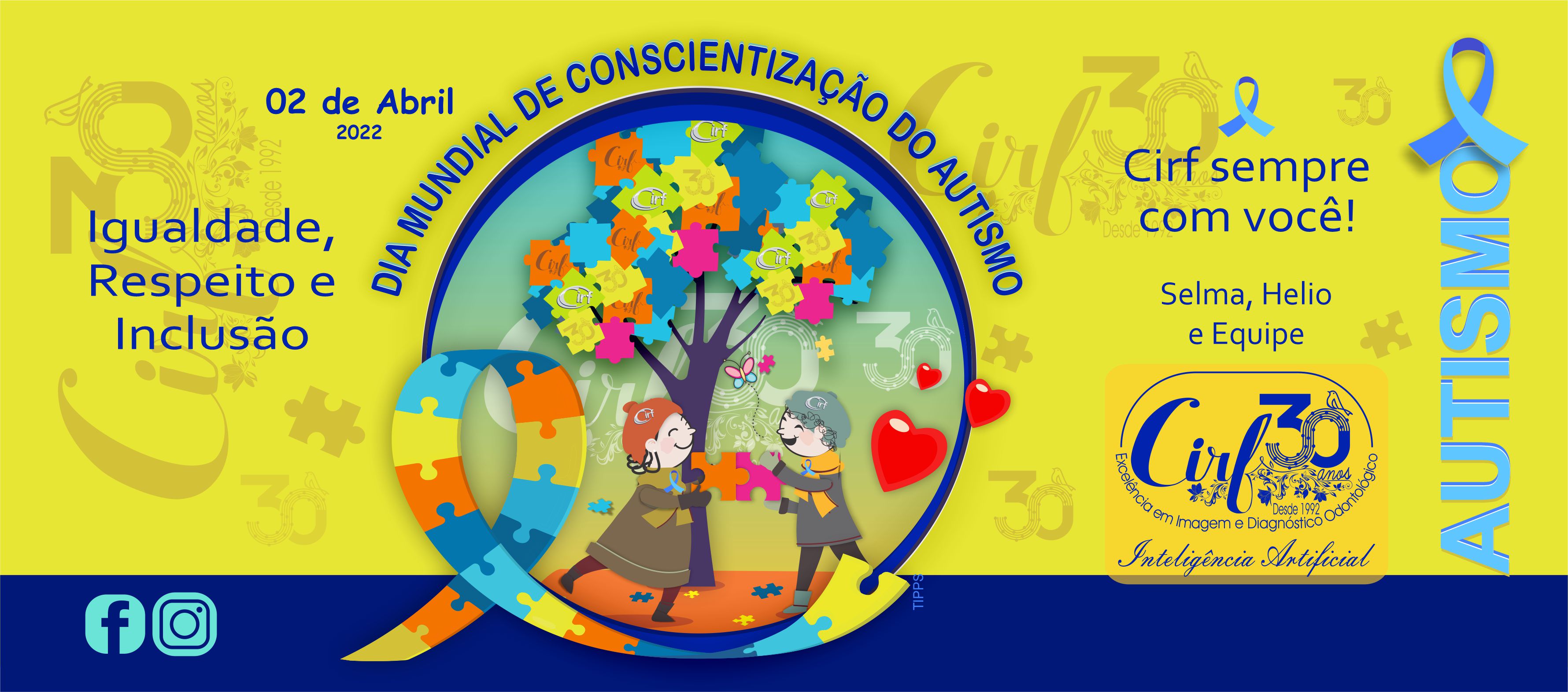 Dia Mundial da Conscientização do Autismo-Cirf