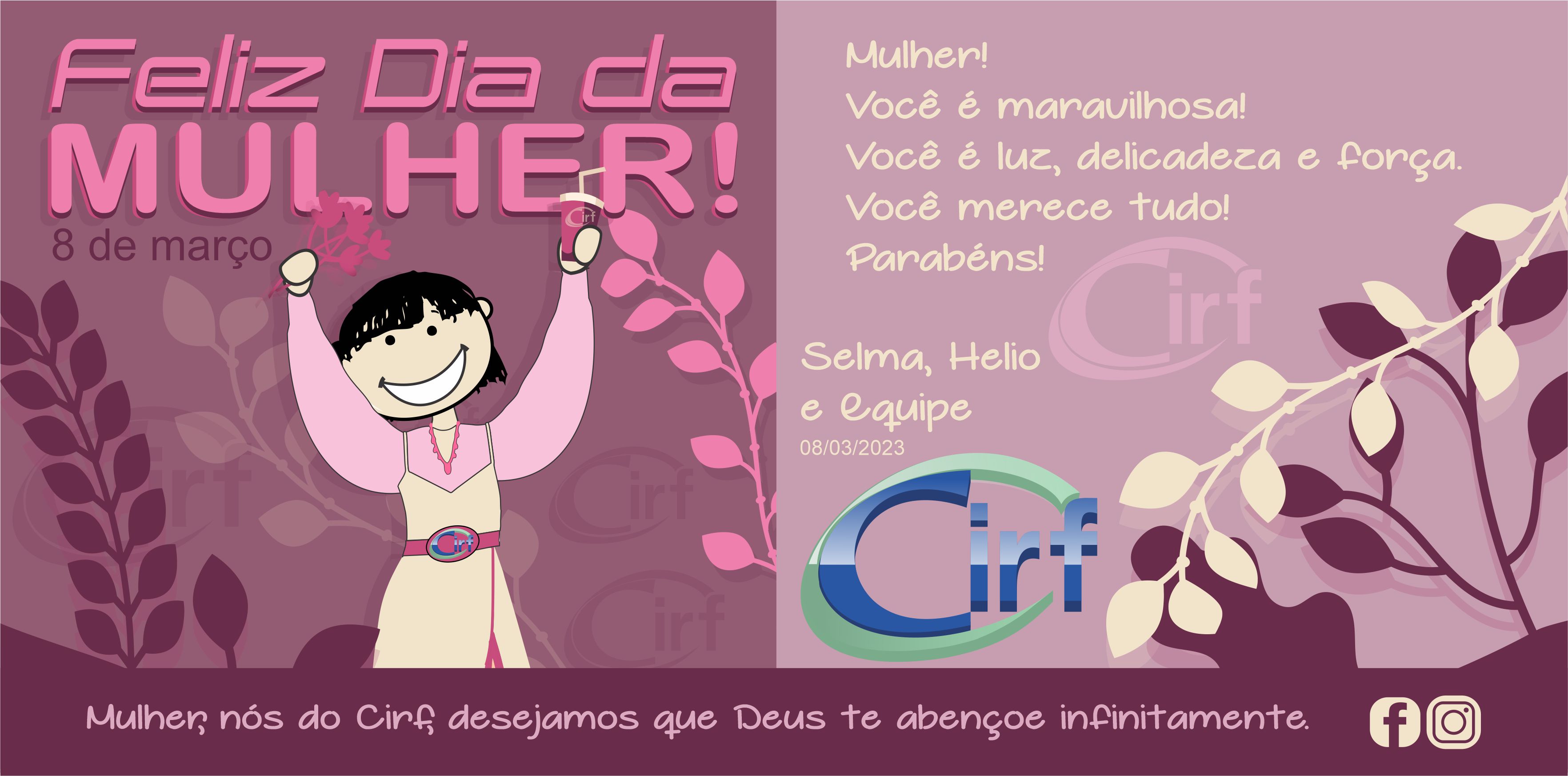 Dia Internacional da Mulher-Cirf-