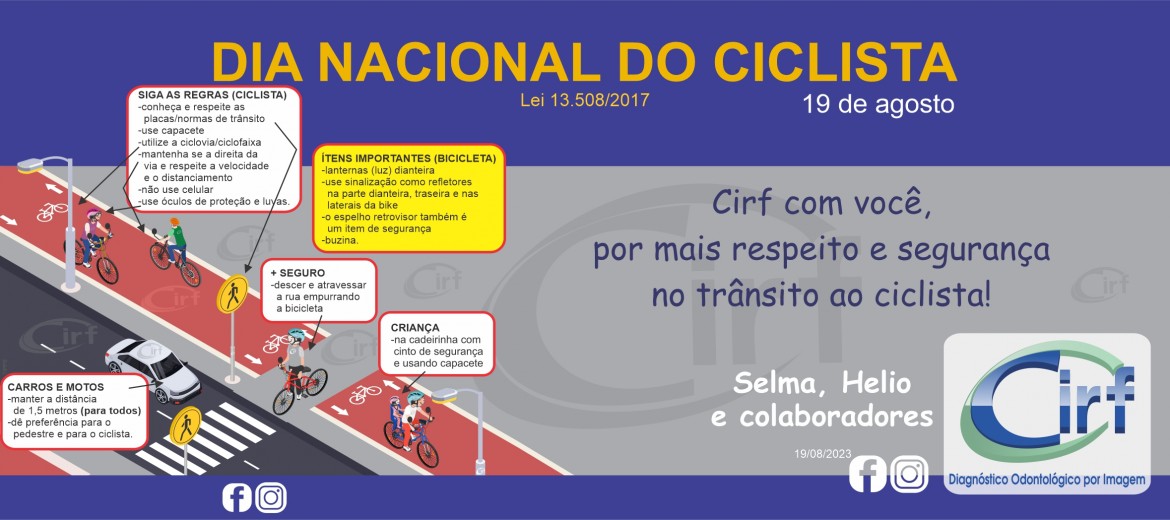 Dia Nacional Do Ciclista De Agosto Cirf